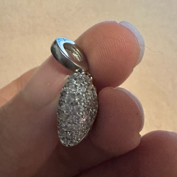 NWOT Pandora Fit Silver Paw Heart Charm - Picture 11 of 15